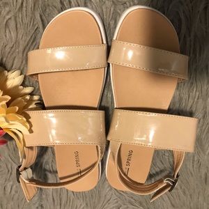 Call it spring beige sandals.